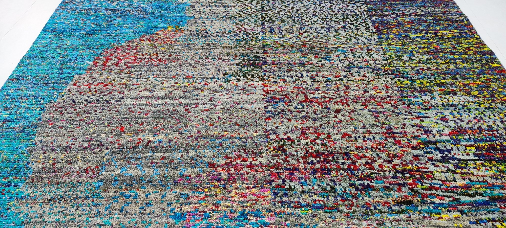 Everett 9x11.3 Hand-Knotted Multi Modern | Banana Manor Rug Factory Outlet