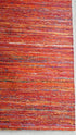 Fanta & Blue Curacao with a Lemon Handwoven Wool Dhurrie Rug | Banana Manor Rug Company