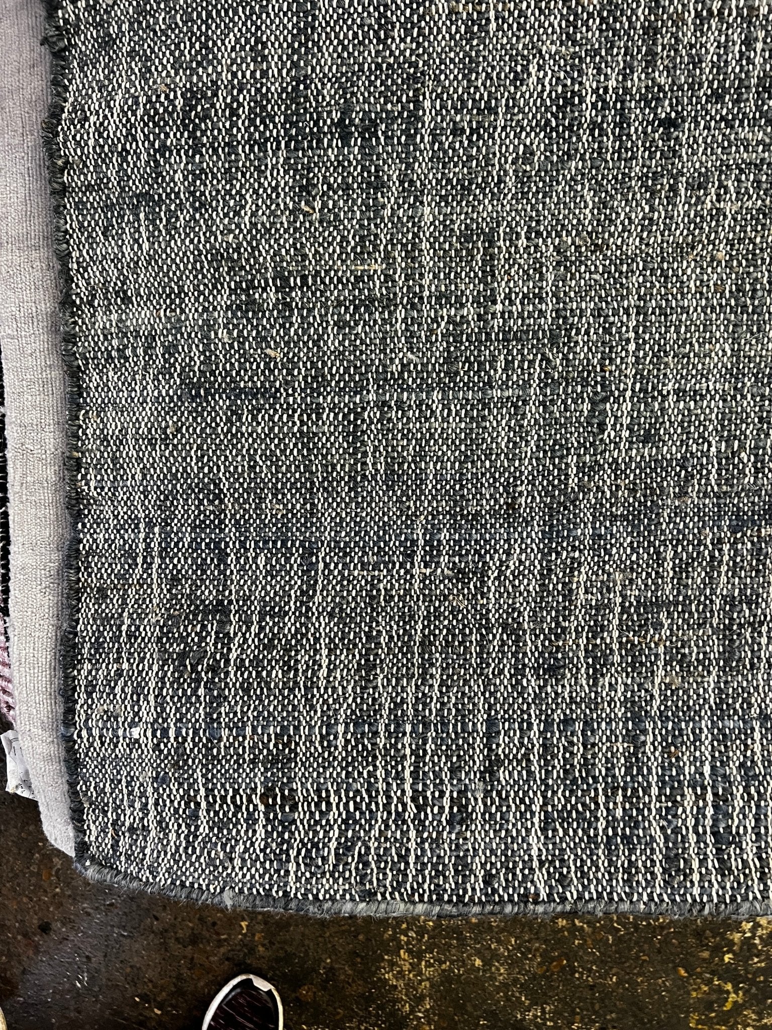 Fergalicious 6x9.6 Handwoven Dark Gray Jute Rug | Banana Manor Rug Factory Outlet