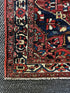 Fine Antique Chamar-Mahal Bakhtiari 5.3x6.8 Red & Blue | Banana Manor Rug Factory Outlet