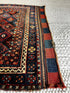 Fine Antique NW Persian Tribal 3.5x3.6 Camel Transport Bag Face | Banana Manor Rug Factory Outlet