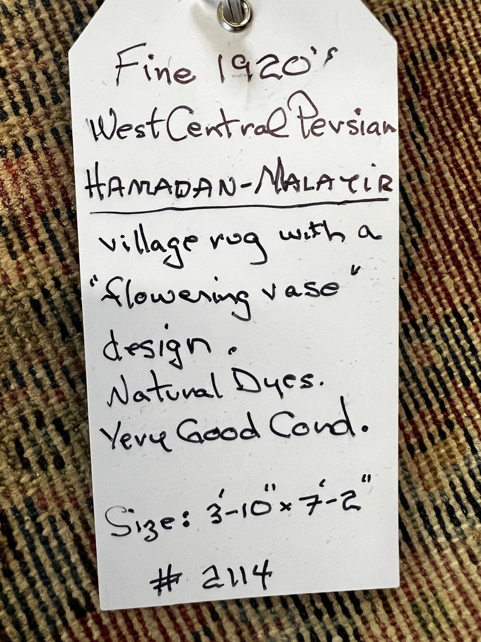 Fine Antique Persian Hamadan-Malayir 3.10x7.2 Red & Black | Banana Manor Rug Factory Outlet