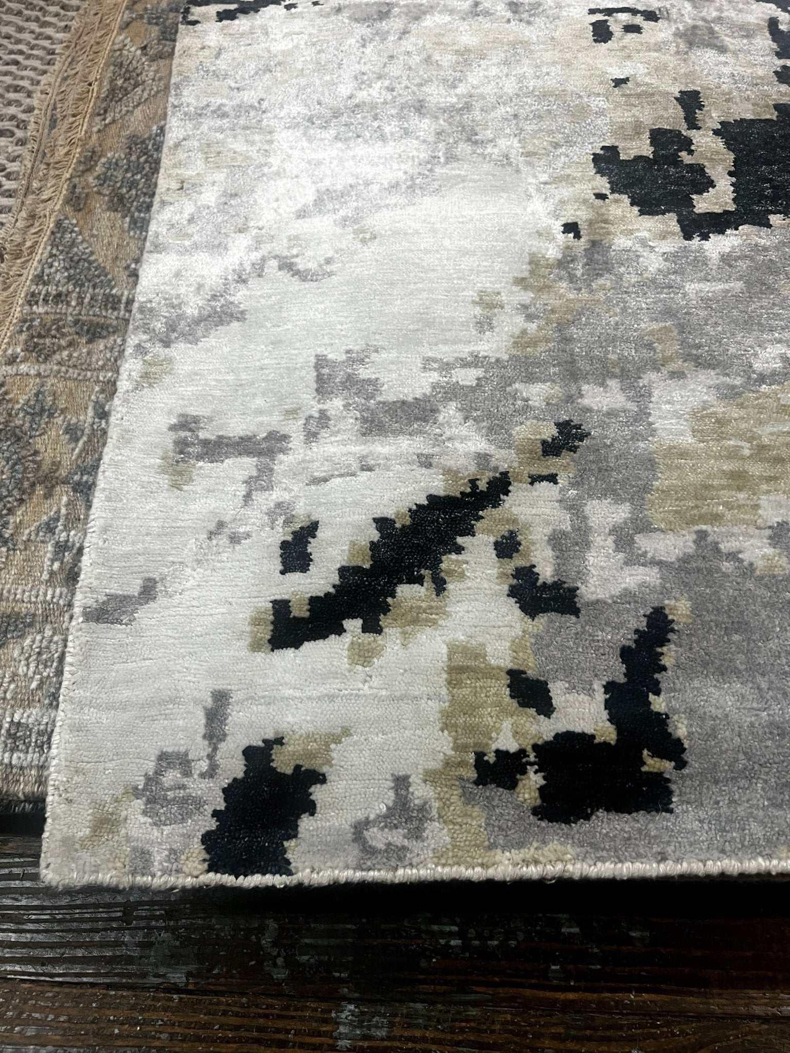 Fleischbein 3.10x5.10 Hand-Knotted Modern Abstract Rug | Banana Manor Rug Factory Outlet