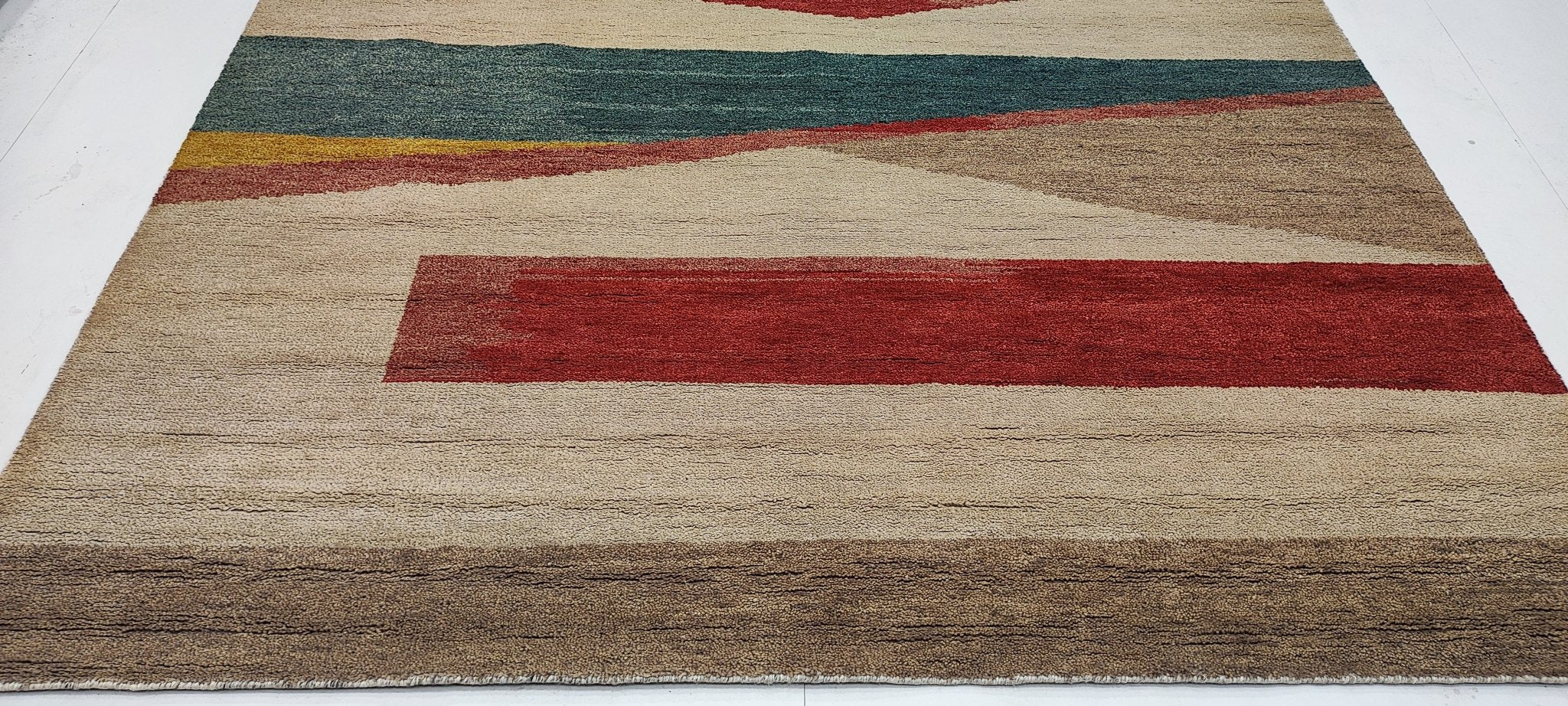 Foody 8x10 Hand-Knotted Mutli Modern | Banana Manor Rug Factory Outlet