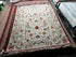 French Market Kitty Malone Ivory and Red Blossoming Handwoven Soumak Rug (Multiple Sizes) | Banana Manor Rug Company