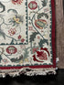French Market Kitty Malone Ivory and Red Blossoming Handwoven Soumak Rug (Multiple Sizes) | Banana Manor Rug Company