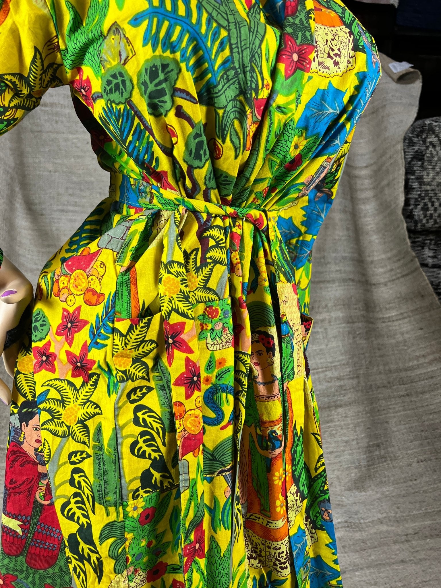 Frida So Fly Yellow Kimono | Banana Manor Rug Company