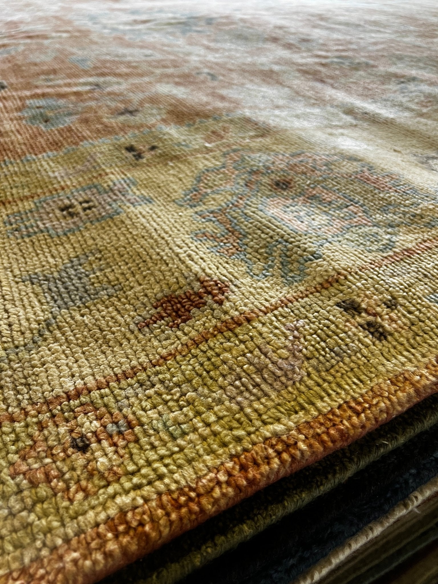 Gaia 9x12 Rust & Ivory Oushak | Banana Manor Rug Factory Outlet