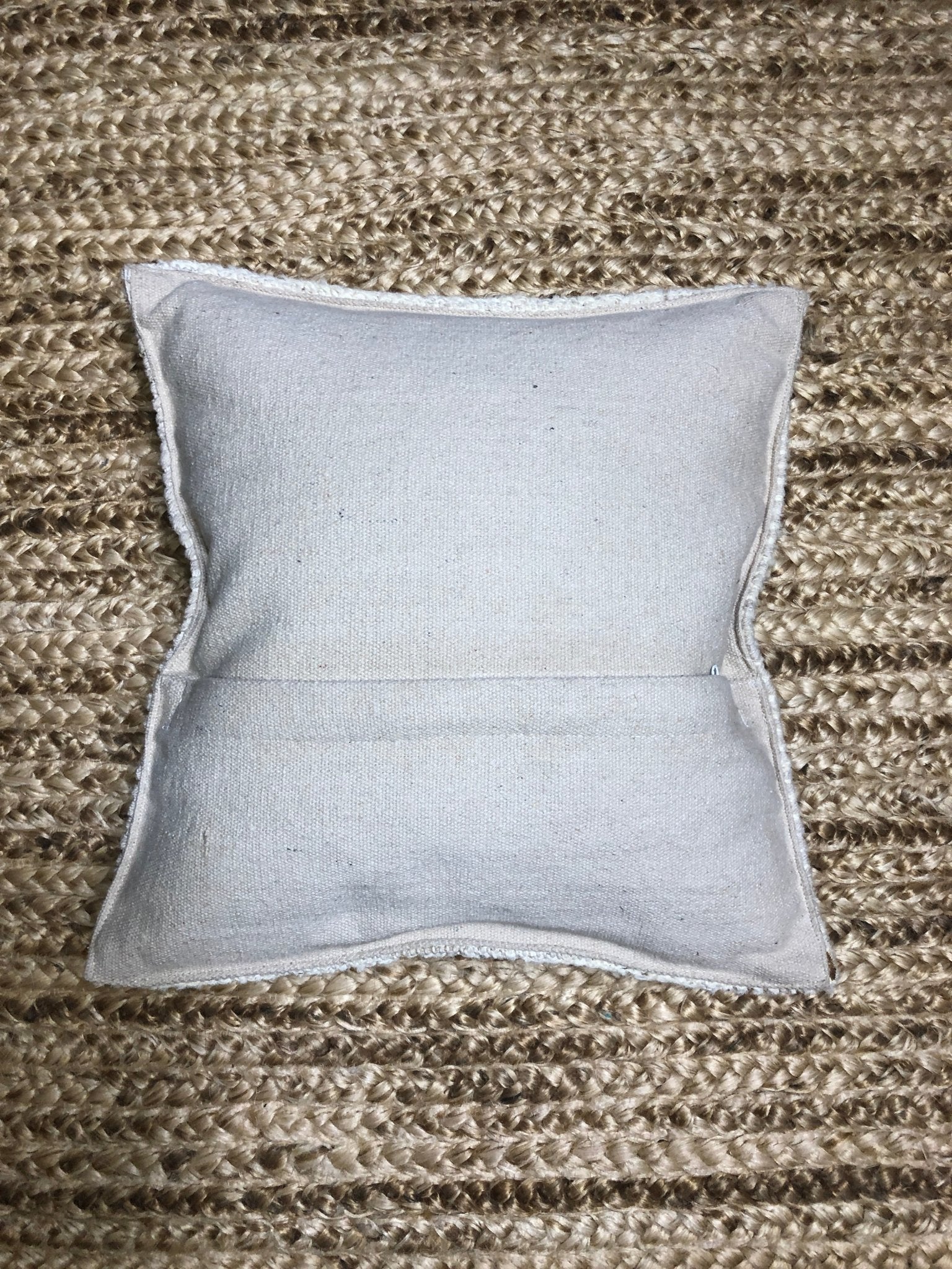 Gaia Ivory and Beige Pillow | Banana Manor Rug Company