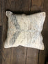 Garnette Grey, White, and Tan Hand-Knotted Pillow | Banana Manor Rug Company