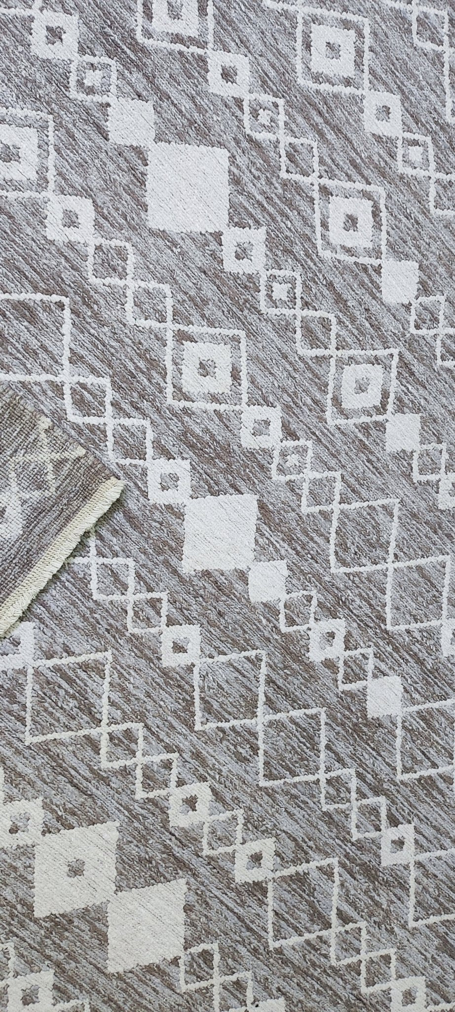 Gemma 7.6x9.6 Tan & Ivory Abstract Oushak | Banana Manor Rug Factory Outlet