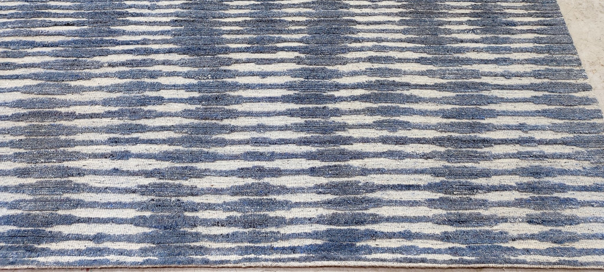 Gemma 9x12 Hand-Knotted Grey & Silver Modern | Banana Manor Rug Factory Outlet