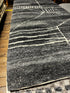 George 2.9x8.3 Hand-Knotted Charcoal Cut Pile Runner | Banana Manor Rug Factory Outlet