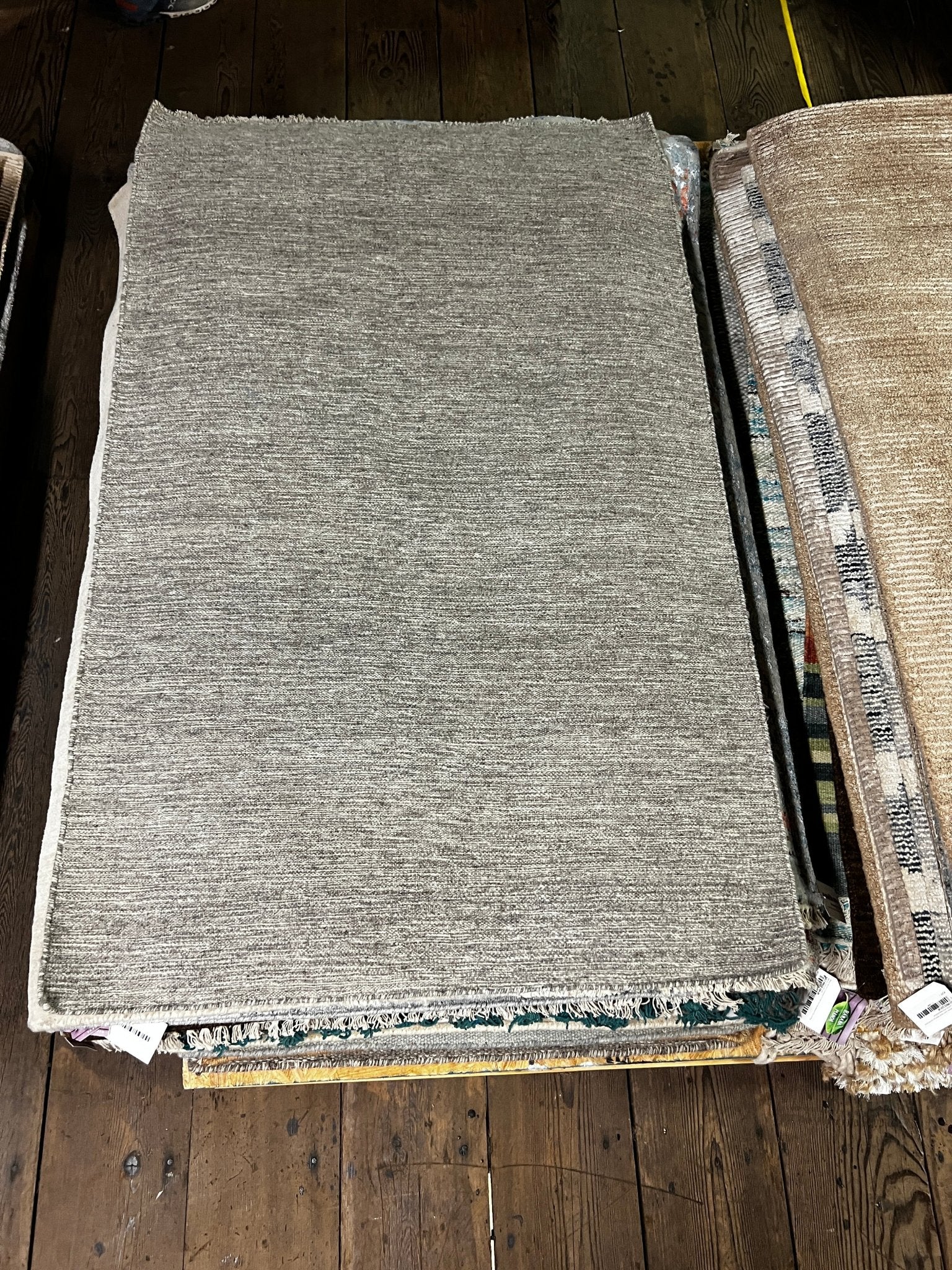 George Michael Bluth 3x5 Silver and Grey Handwoven Rug | Banana Manor Rug Factory Outlet