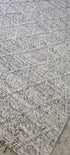 Gerri 6.6x9.3 Handwoven Wool Durrie Natural/Grey Geometrical | Banana Manor Rug Factory Outlet