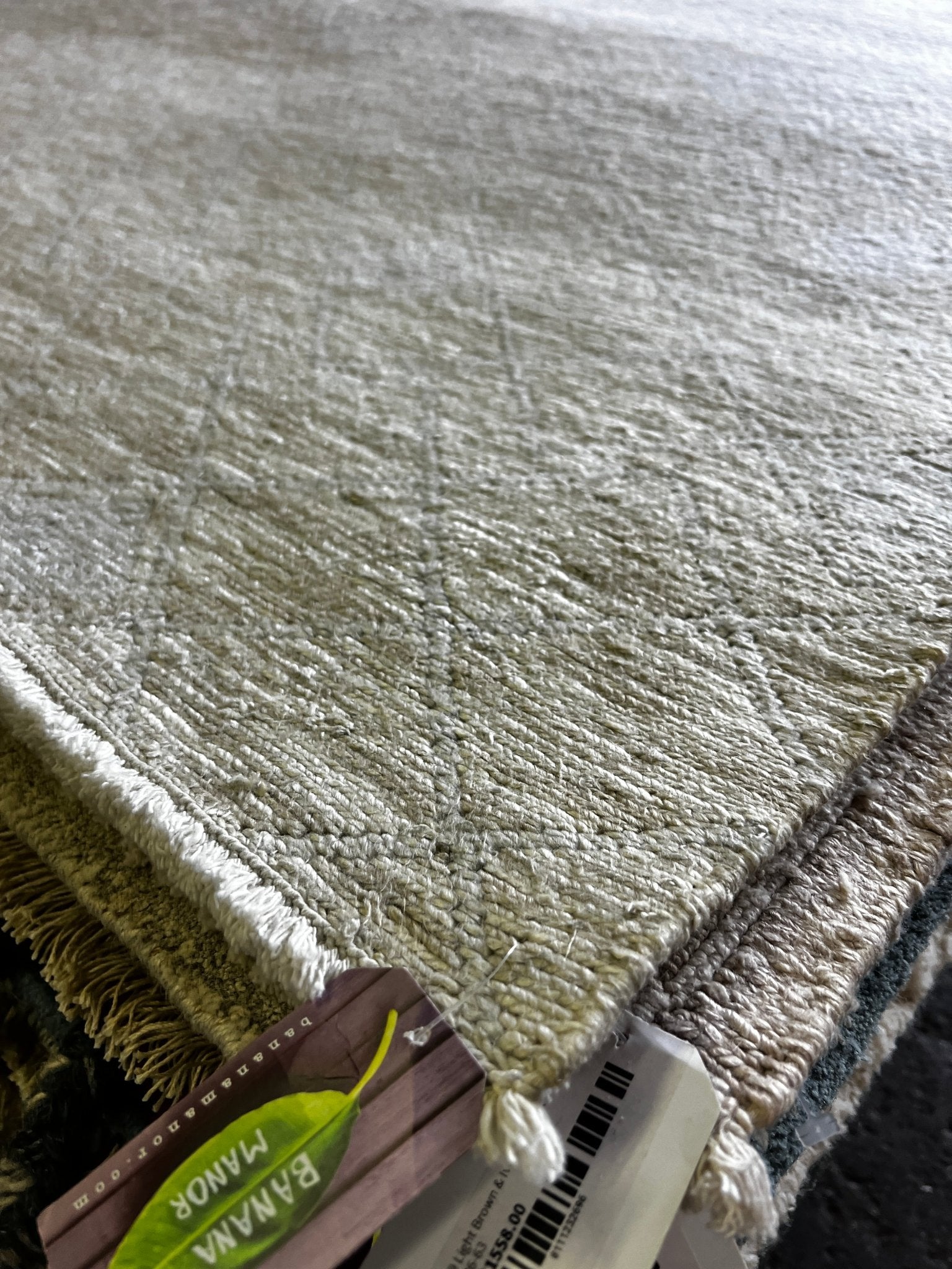Gia 7.9x9.6 Beige & Ivory Abstract | Banana Manor Rug Factory Outlet