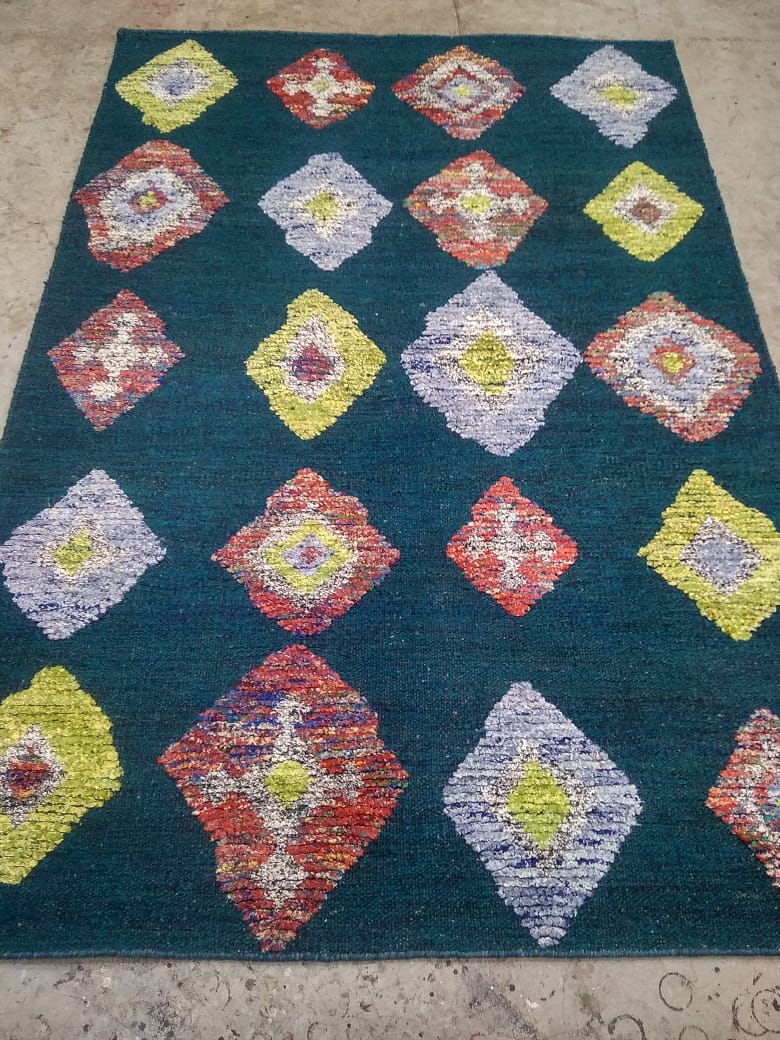 Gilligan 5.3x7.9 Handwoven Durrie | Banana Manor Rug Company