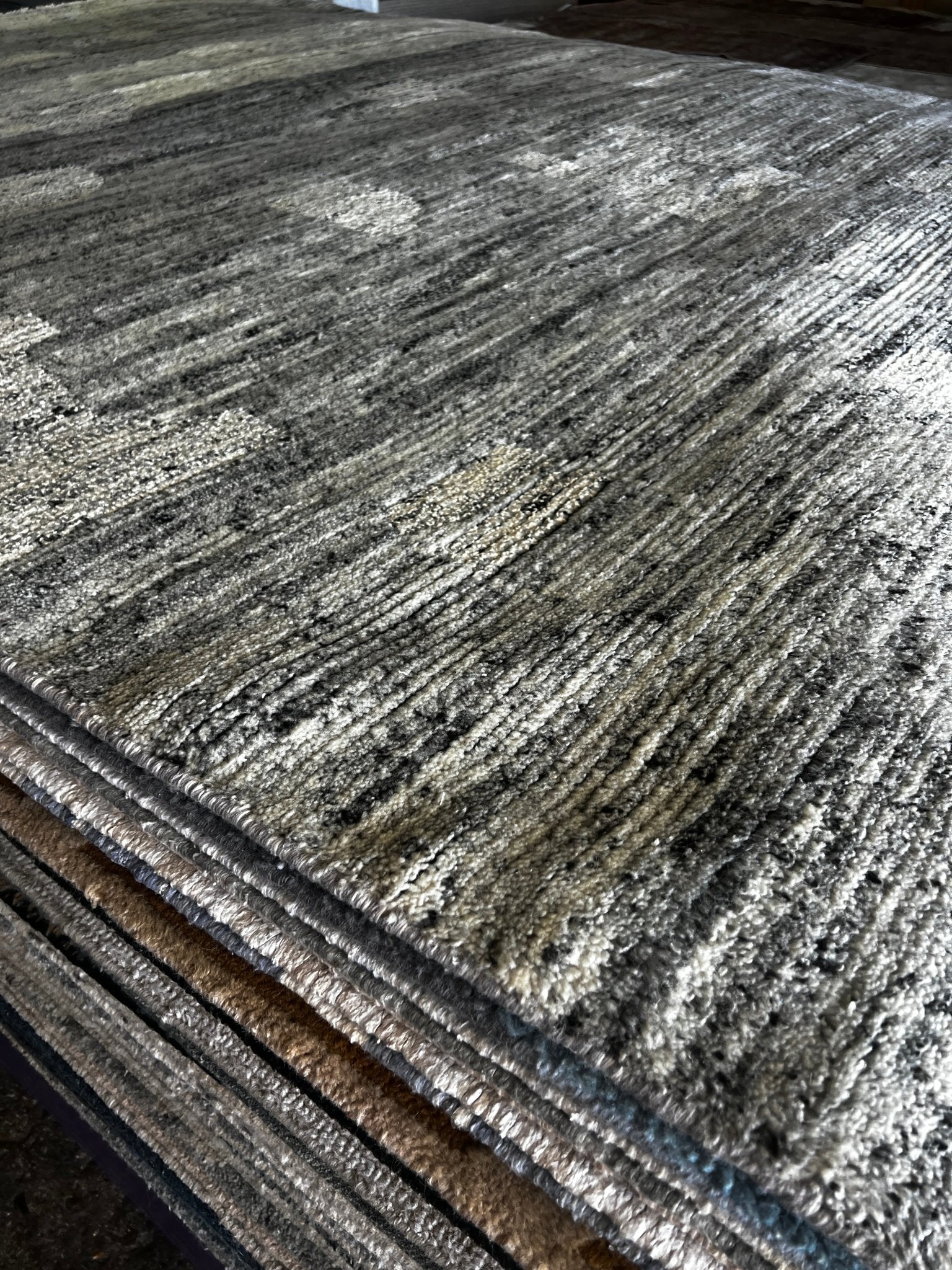 Ginevra 7.9x9.9 Natural Grey Abstract | Banana Manor Rug Factory Outlet