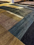 Giordana 8x9.9 Beige & Blue Hand Knotted Tibetan-Modern | Banana Manor Rug Factory Outlet