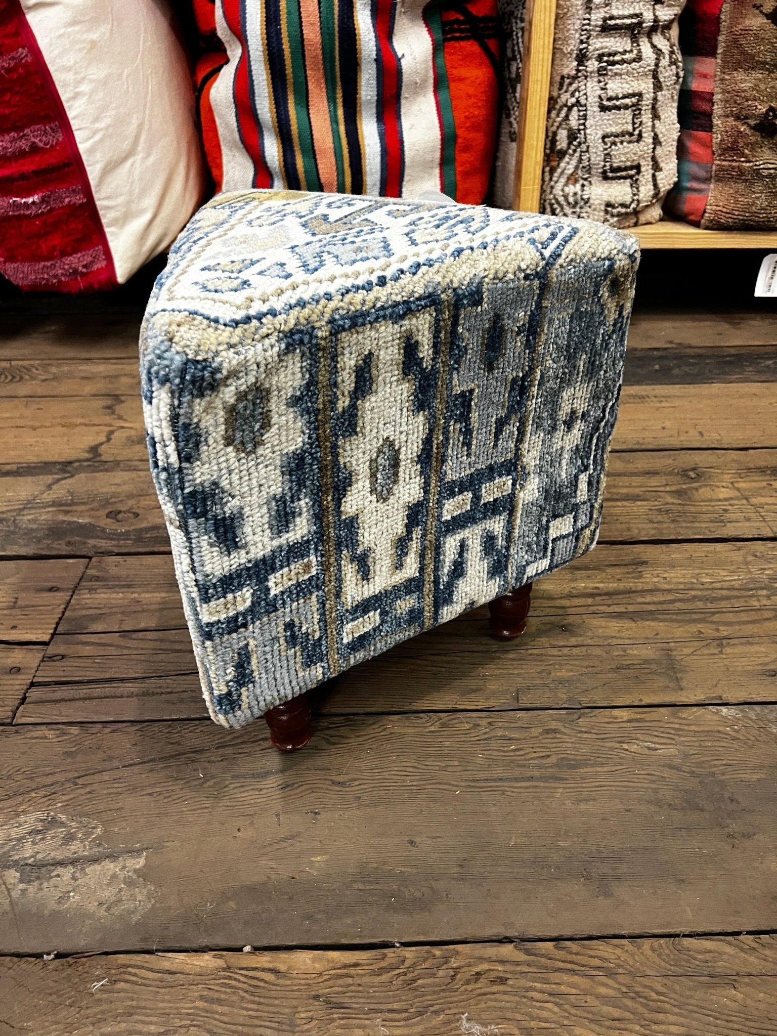 Giulieta 17x15x17 Wooden Upholstered Table | Banana Manor Rug Factory Outlet