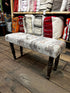 Gloria Grahame 30x12x16 Wooden Upholstered Bench | Banana Manor Rug Factory Outlet