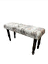 Gloria Grahame 30x12x16 Wooden Upholstered Bench | Banana Manor Rug Factory Outlet