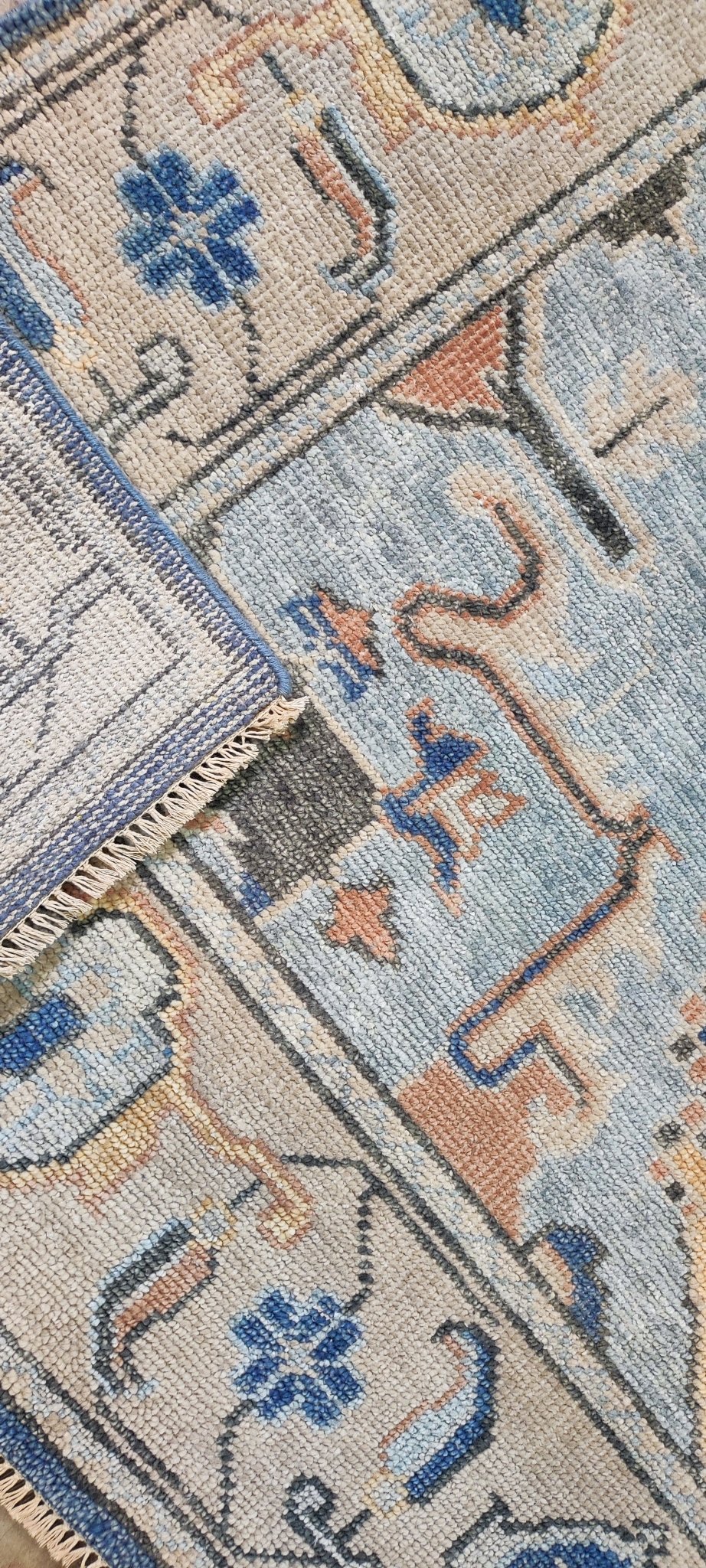 Guiliana 8x10 Blue & Tan Heriz | Banana Manor Rug Factory Outlet