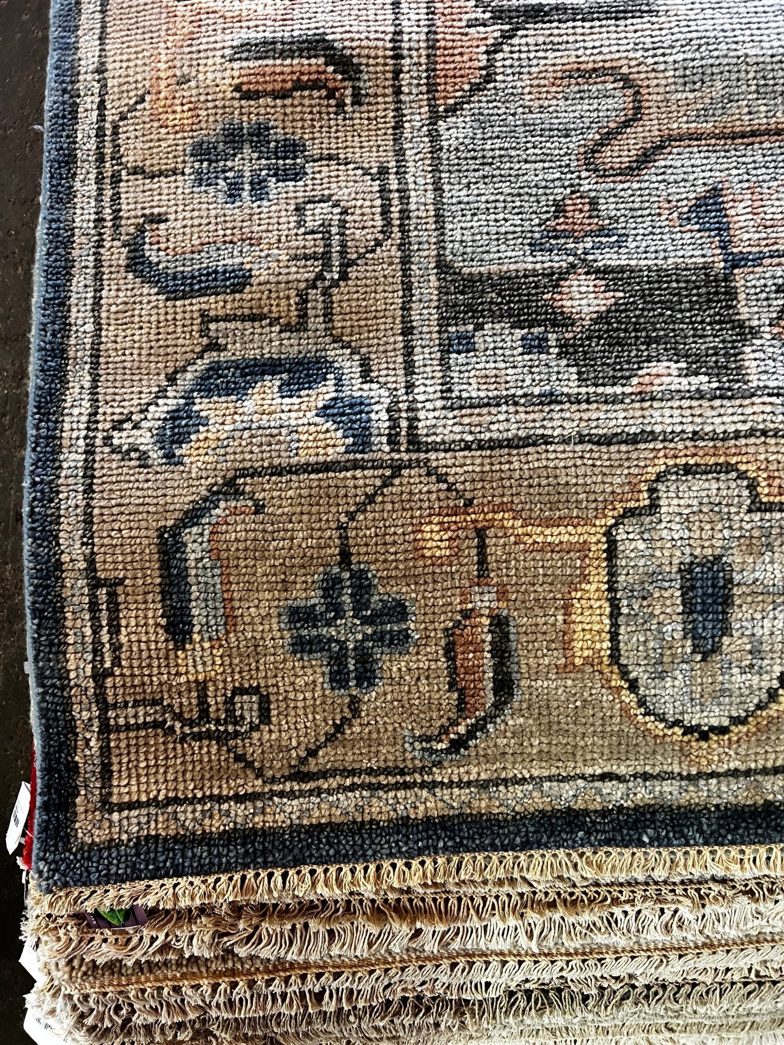 Guiliana 8x10 Blue & Tan Heriz | Banana Manor Rug Factory Outlet