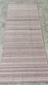 Gus Yale 2.9x6.6 Handwoven Light Pink Striped Runner | Banana Manor Rug Company