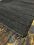 Guy Caballero Handwoven 2.6x8 Black Jute Durrie Runner | Banana Manor Rug Company