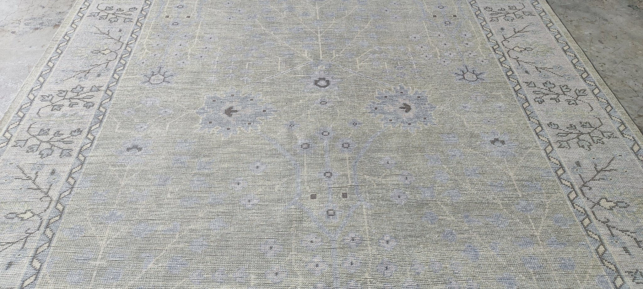 Gypsy Rose Lee 8.3x10 Hand Knotted Tan & Grey Oushak | Banana Manor Rug Factory Outlet