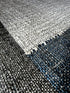 Helsinki Handwoven White and Grey Geometrical Jute Rug 8x10 | Banana Manor Rug Company