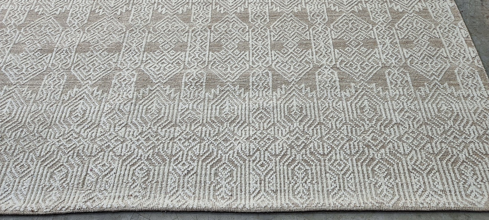 Hickey 9x12 Hand-Knotted Ivory & Camel Modern | Banana Manor Rug Factory Outlet