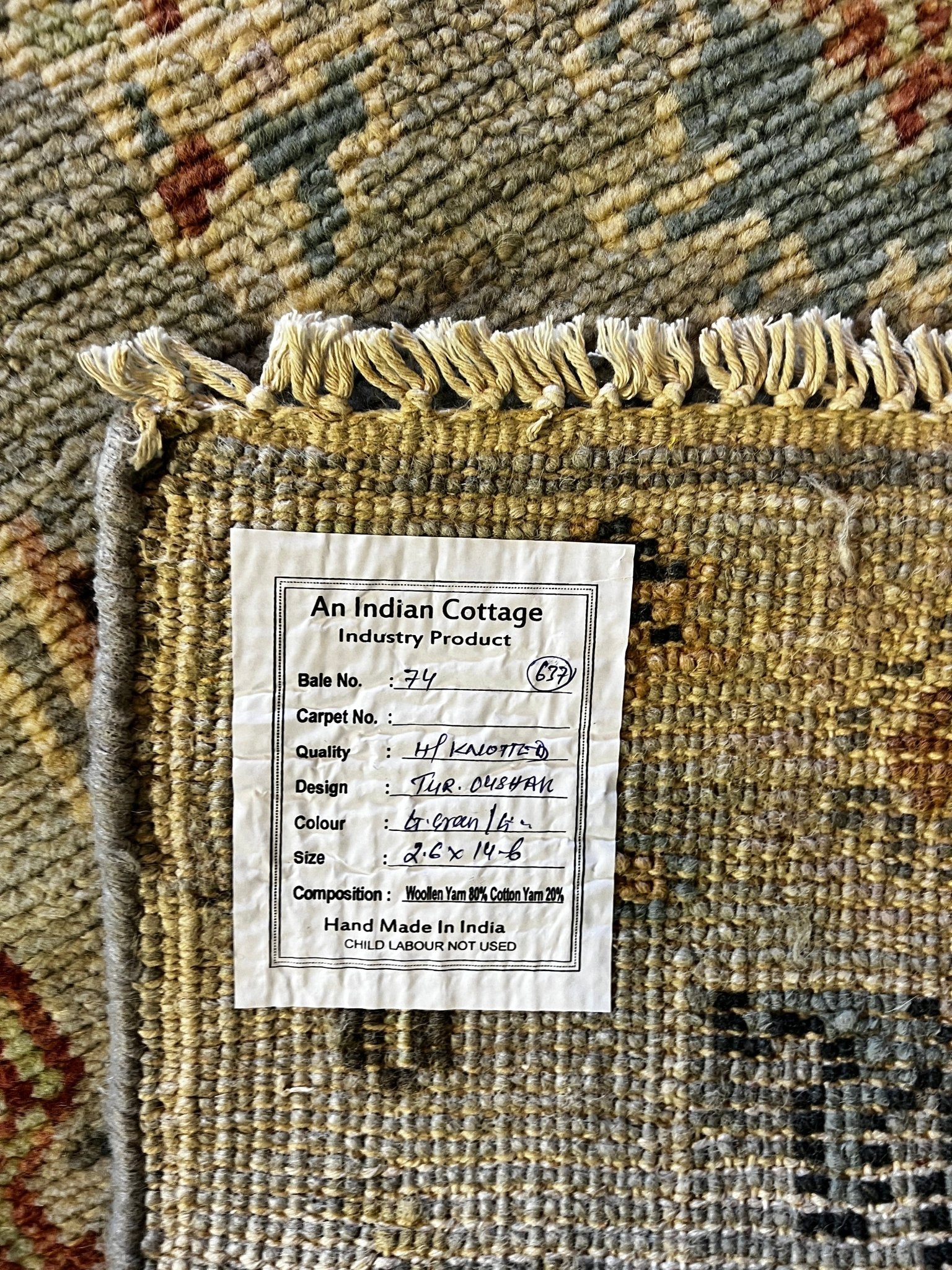 Hilary Hahn 2.6x14.6 Hand-Knotted Grey & Silver Turkish Oushak | Banana Manor Rug Factory Outlet