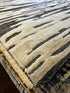 Holly 9x12 Ivory and Black Hand-Knotted Modern Rug | Banana Manor Rug Company