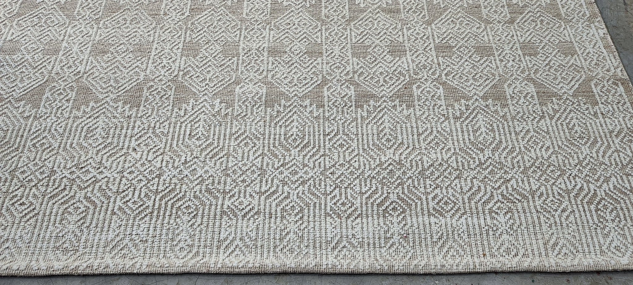 Hossein 9x12 Hand-Knotted Ivory & Camel Modern | Banana Manor Rug Factory Outlet