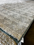 Hugo Baker 10x14 Handwoven Wool Durrie Beige Jacquard | Banana Manor Rug Factory Outlet