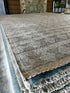 Hugo Baker 10x14 Handwoven Wool Durrie Beige Jacquard | Banana Manor Rug Factory Outlet