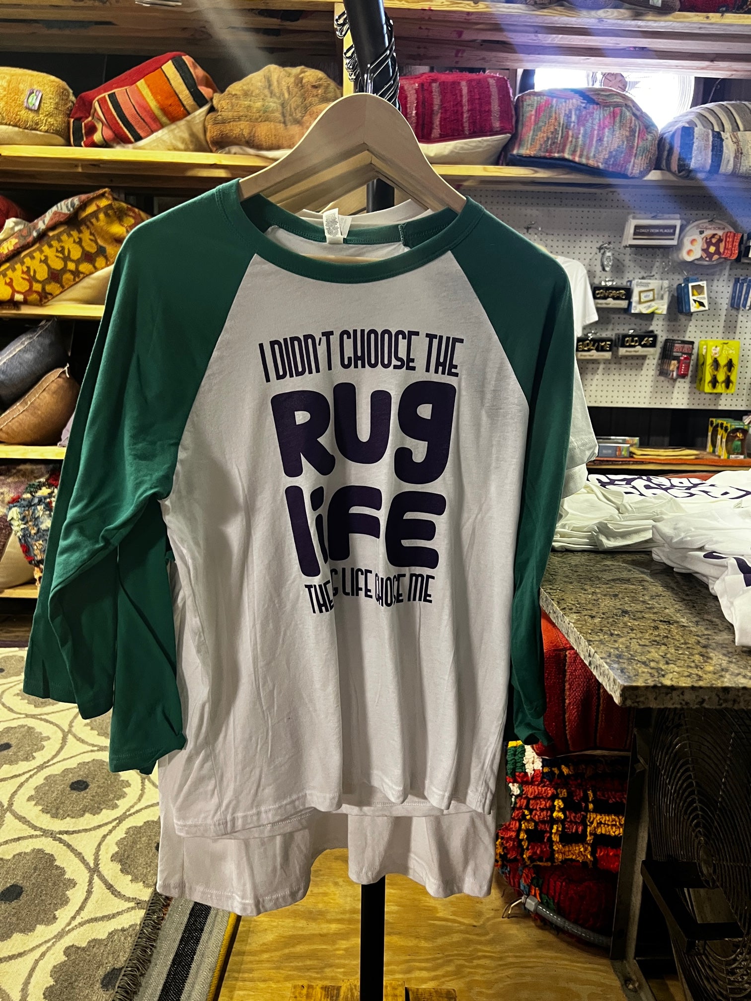 I Didn't Choose the Rug Life. The Rug Life Chose Me T-Shirt | Banana Manor Rug Company