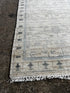 Ida Haendel 2.6x7.9 Hand-Knotted Beige & Silver Turkish Oushak | Banana Manor Rug Factory Outlet