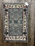 "Ilse" Light Blue Hand-Knotted Oushak Sample 8x10 | Banana Manor Rug Company