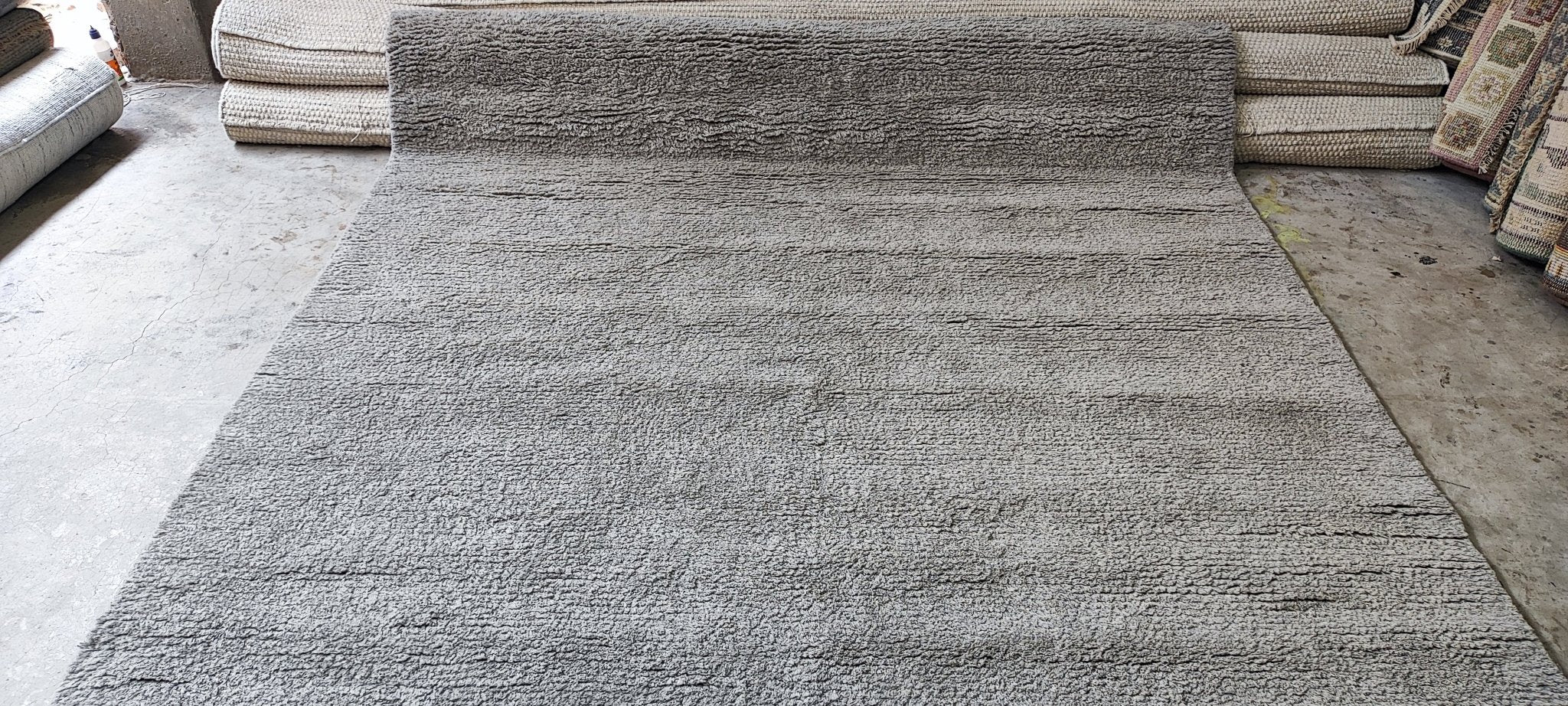 Isabel Sarli 6.9x10 Hand-Knotted Bended Grey | Banana Manor Rug Factory Outlet