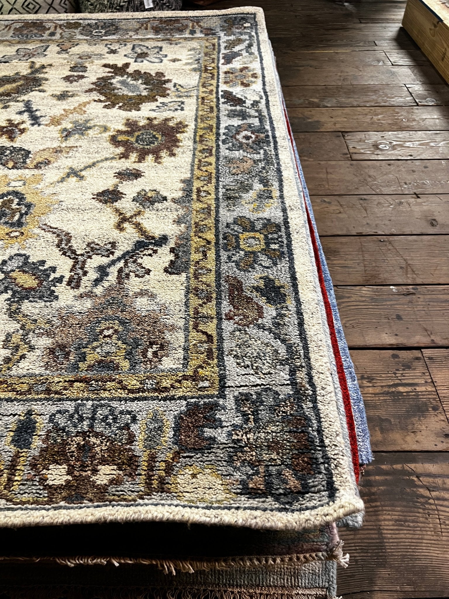 Isabetta 4x6 Natural & Ivory Oushak | Banana Manor Rug Factory Outlet