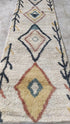 Ivory 2.9x9.3 Beige Hand-Knotted Runner | Banana Manor Rug Company