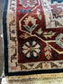 Ivy Sherman 8x10 Dark Grey and Red Hand-Knotted Oriental Rug | Banana Manor Rug Factory Outlet