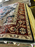 Ivy Sherman 8x10 Dark Grey and Red Hand-Knotted Oriental Rug | Banana Manor Rug Factory Outlet