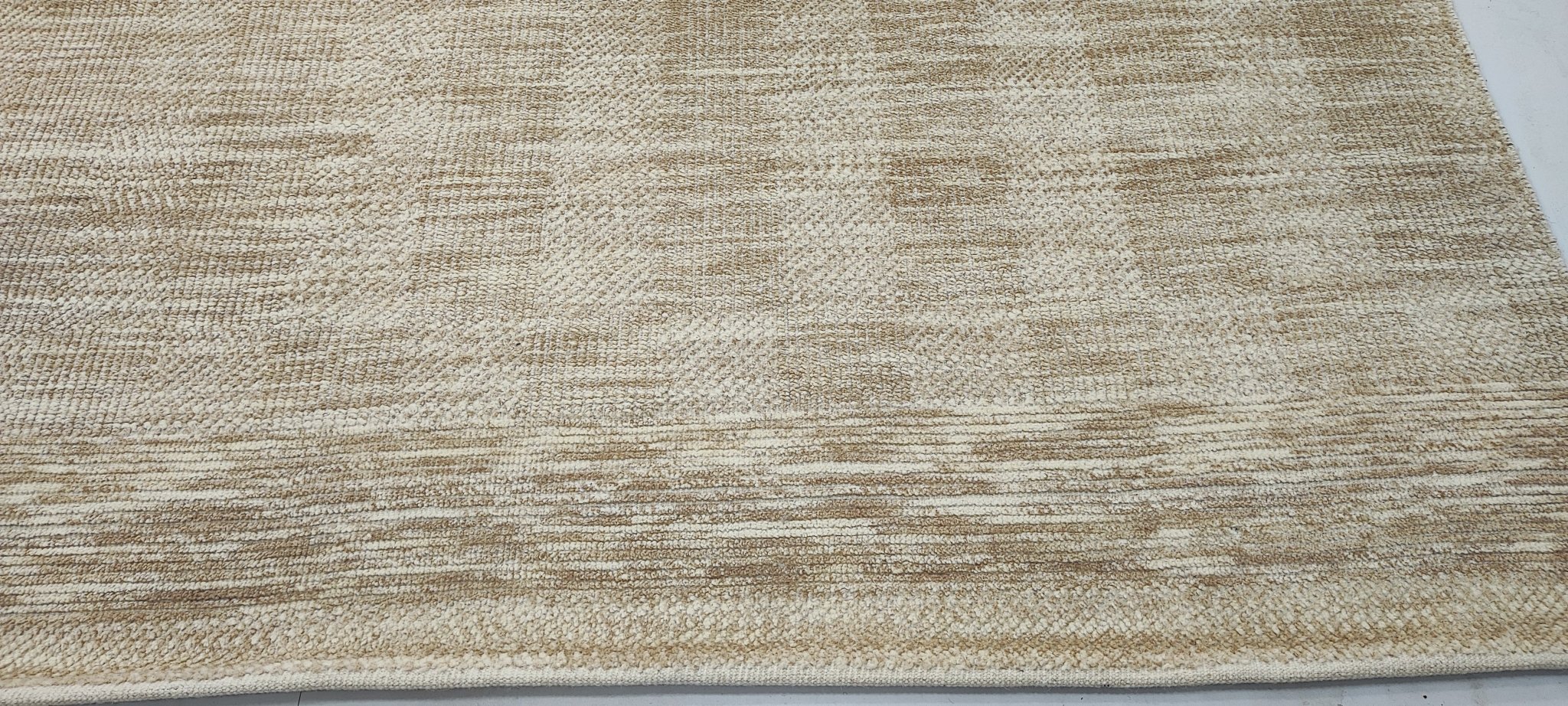 Jack Cates 8x10 Hand-Knotted Beige High Low | Banana Manor Rug Factory Outlet