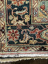 Jacqueline McKenzie Hand-Knotted Heriz Rug Rust and Blue 8X9.9 | Banana Manor Rug Company