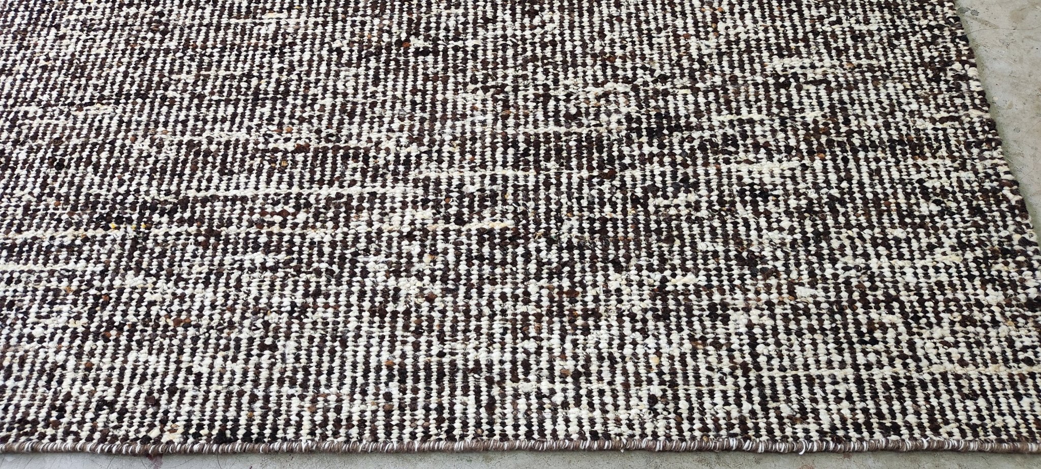 Jamie Laird 8x10 Handwoven Textured Wool Durrie | Banana Manor Rug Factory Outlet