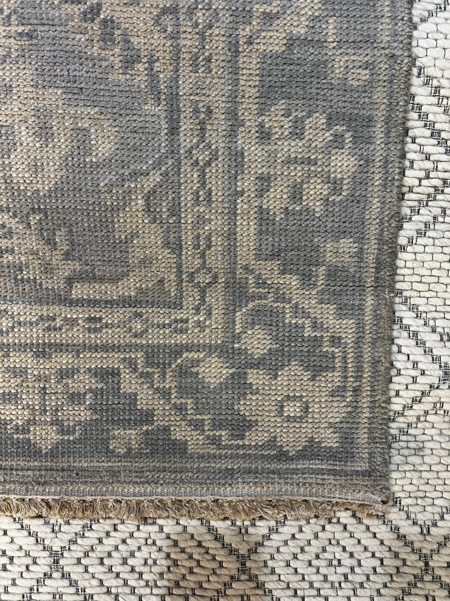 Jane Sibbett 4x6 Hand-Knotted Aqua & Silver Turkish Oushak | Banana Manor Rug Factory Outlet